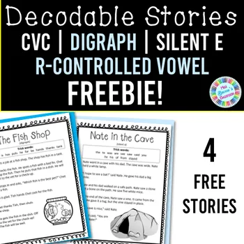 Decodable text freebies