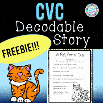 Free CVC decodable text