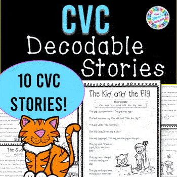 CVC decodable text set