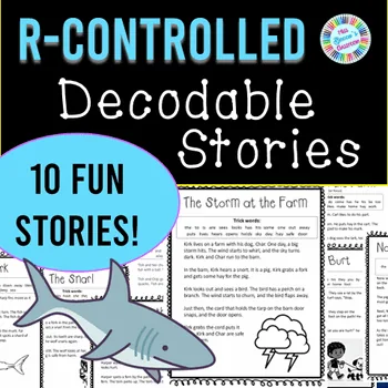 R-controlled vowel decodable text set