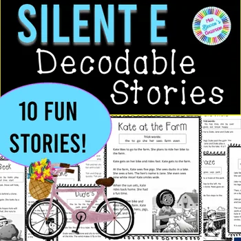 Silent e decodable text set