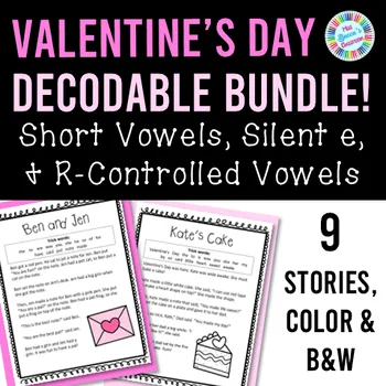 Valentine's Day decodable text set
